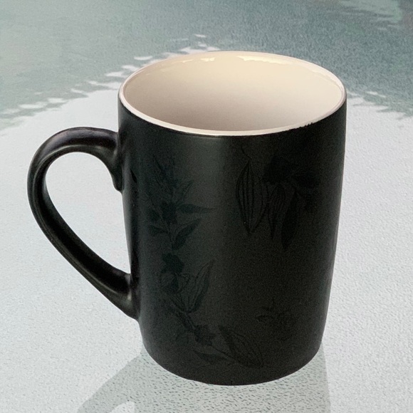 Starbucks 2020 Etched Floral Black Coffee Mug - Picture 4 of 7